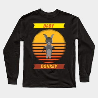 Baby Donkey Long Sleeve T-Shirt